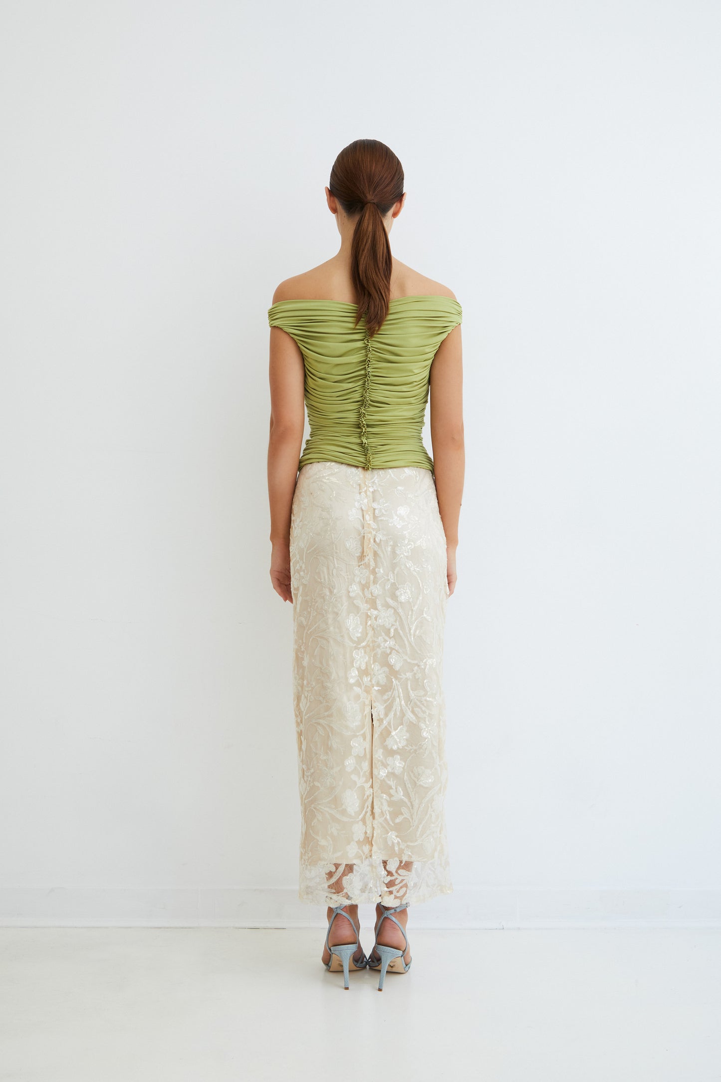 BEIGE INDIAN SKIRT