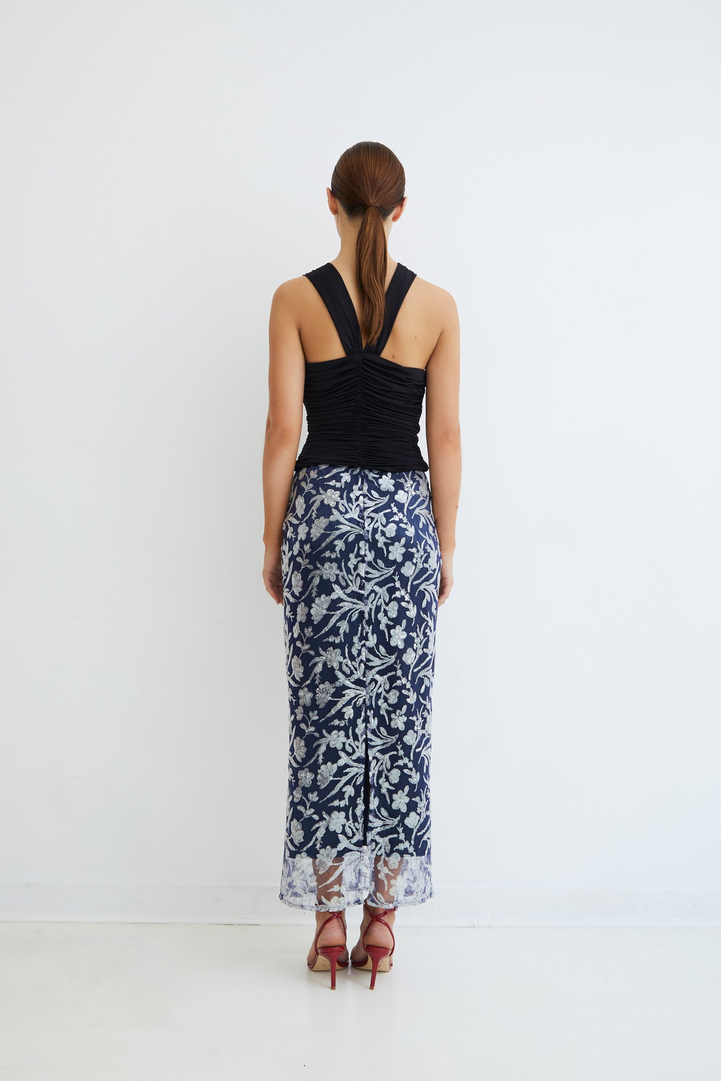 FALDA INDIA AZUL