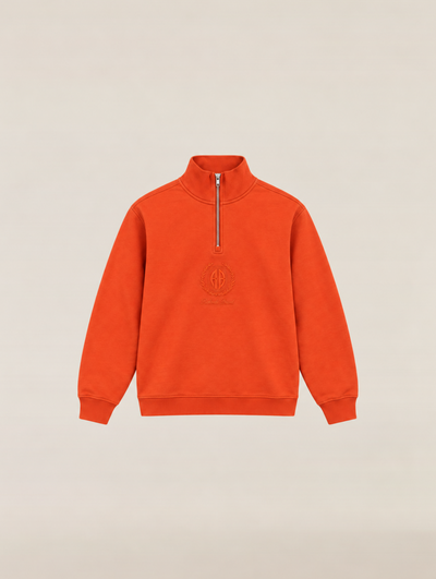 SUDADERA FIELD NARANJA