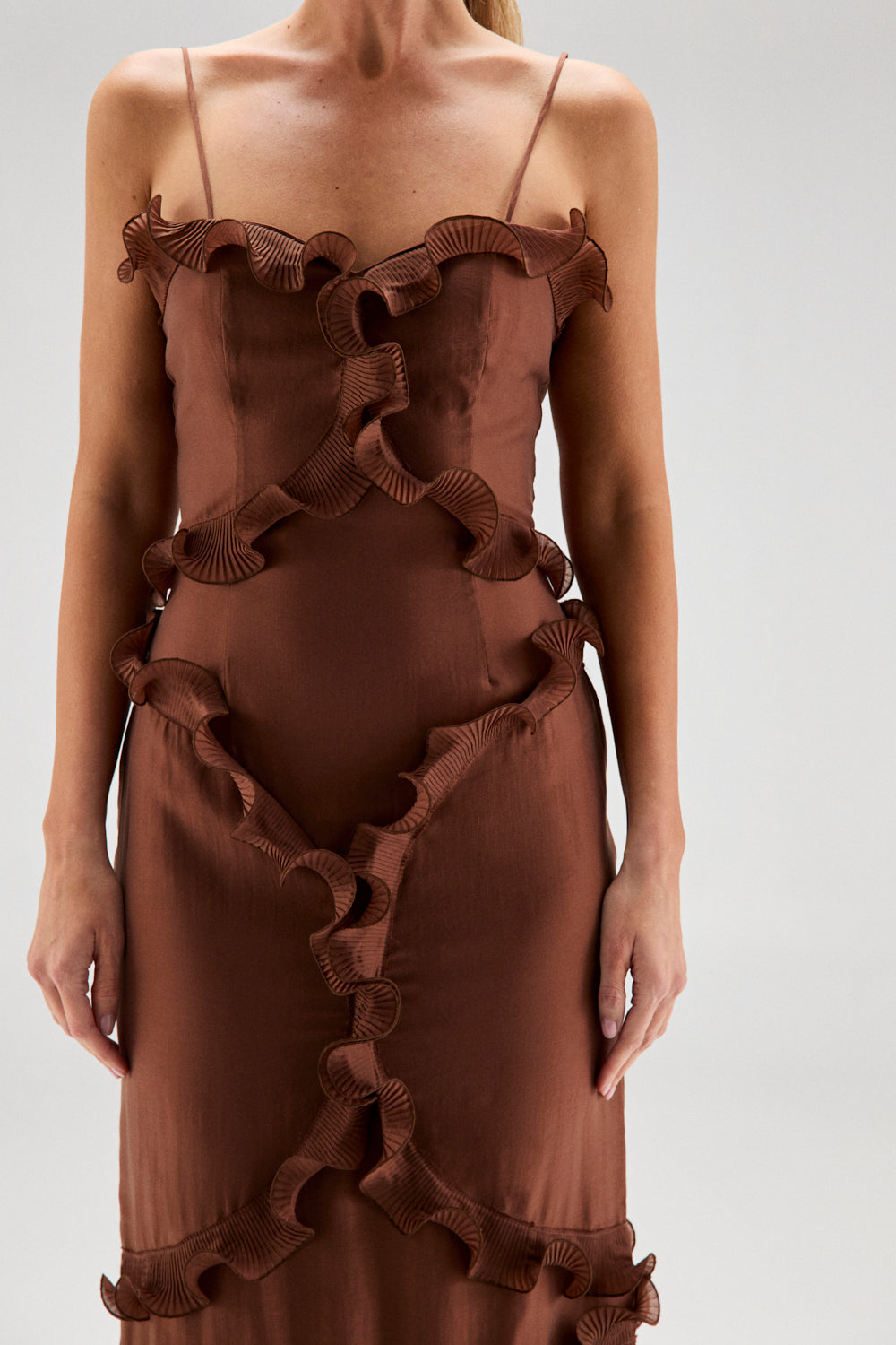 VESTIDO GINGER MARRÓN