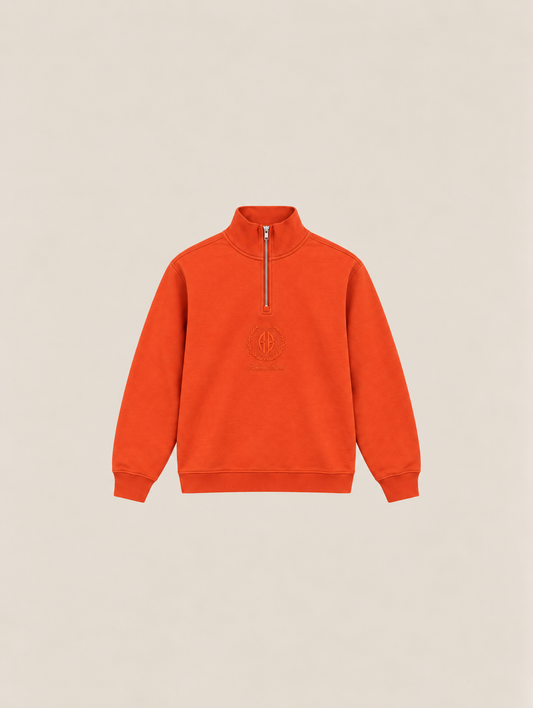 SUDADERA FIELD NARANJA
