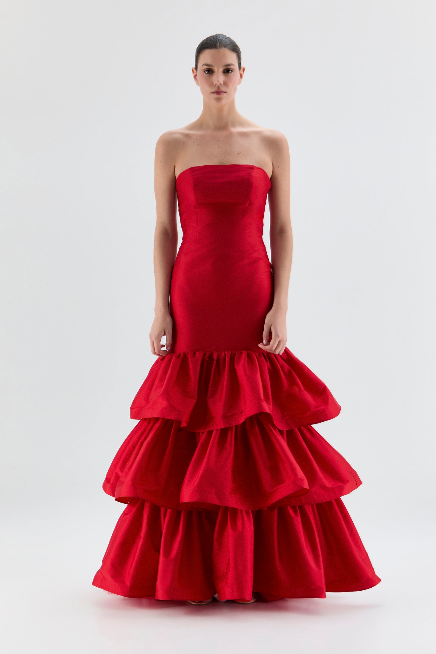 RED BALLARIAN DRESS