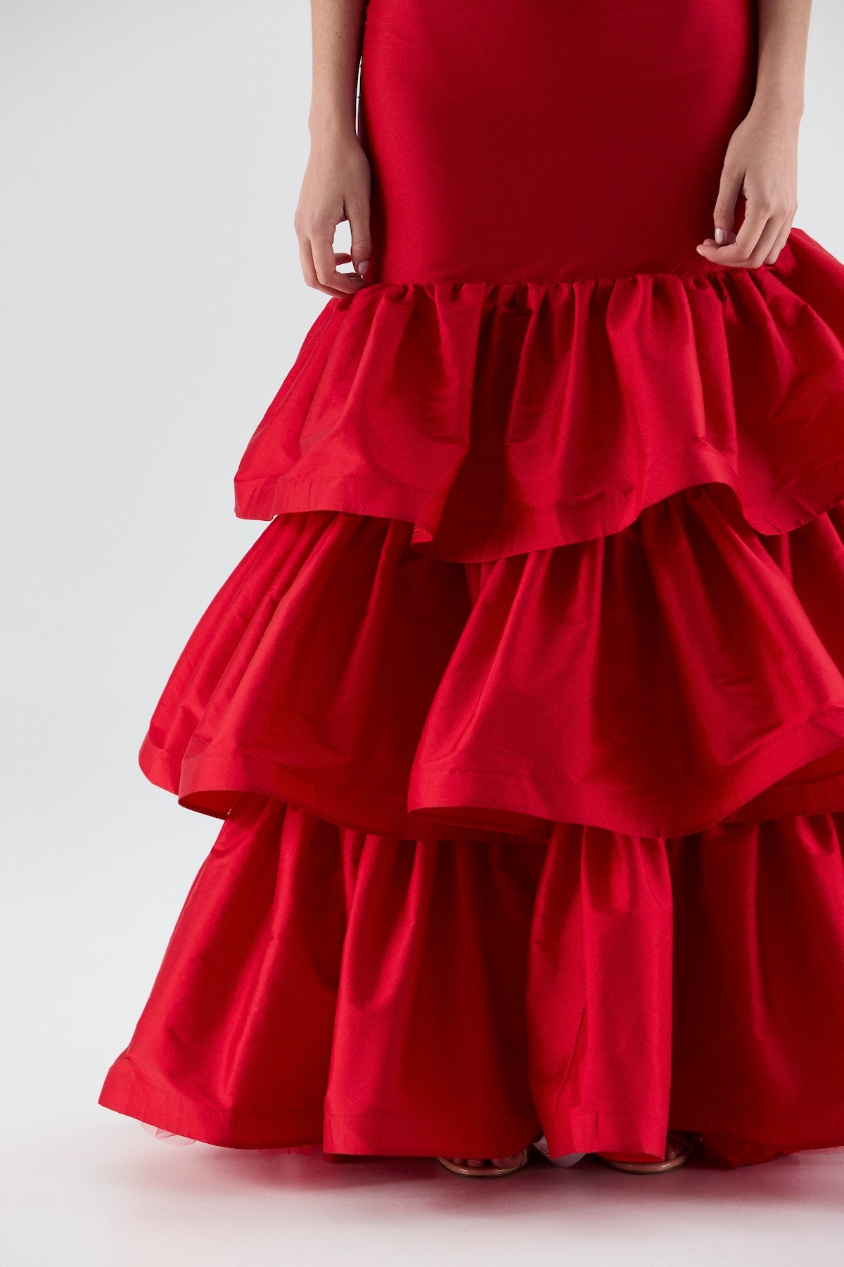 RED BALLARIAN DRESS