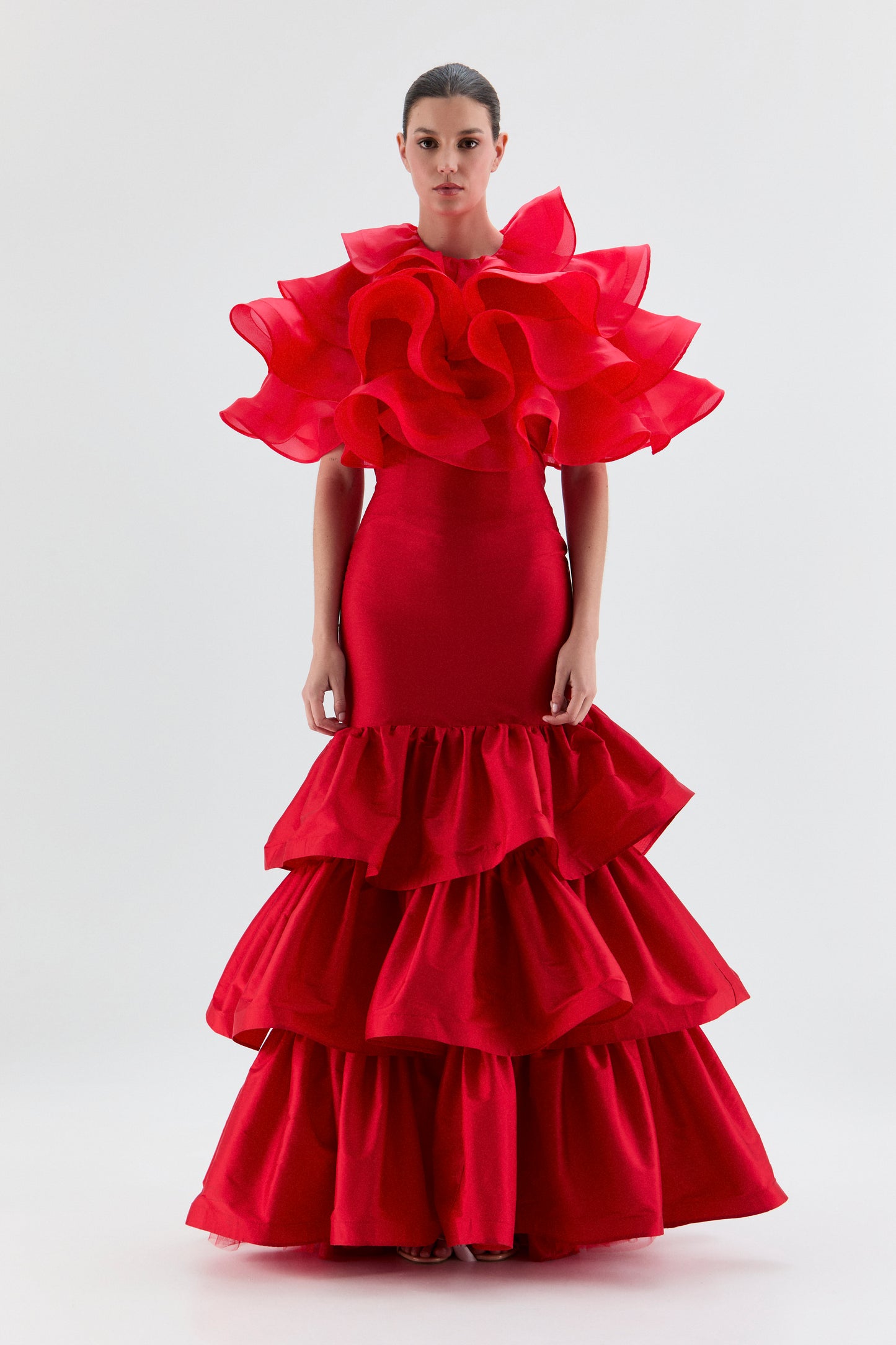RED MAXIAVEDON COAT