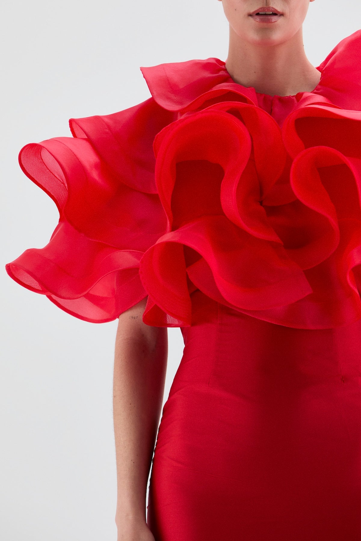 RED MAXIAVEDON COAT