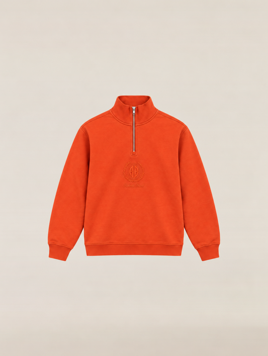 SUDADERA FIELD NARANJA