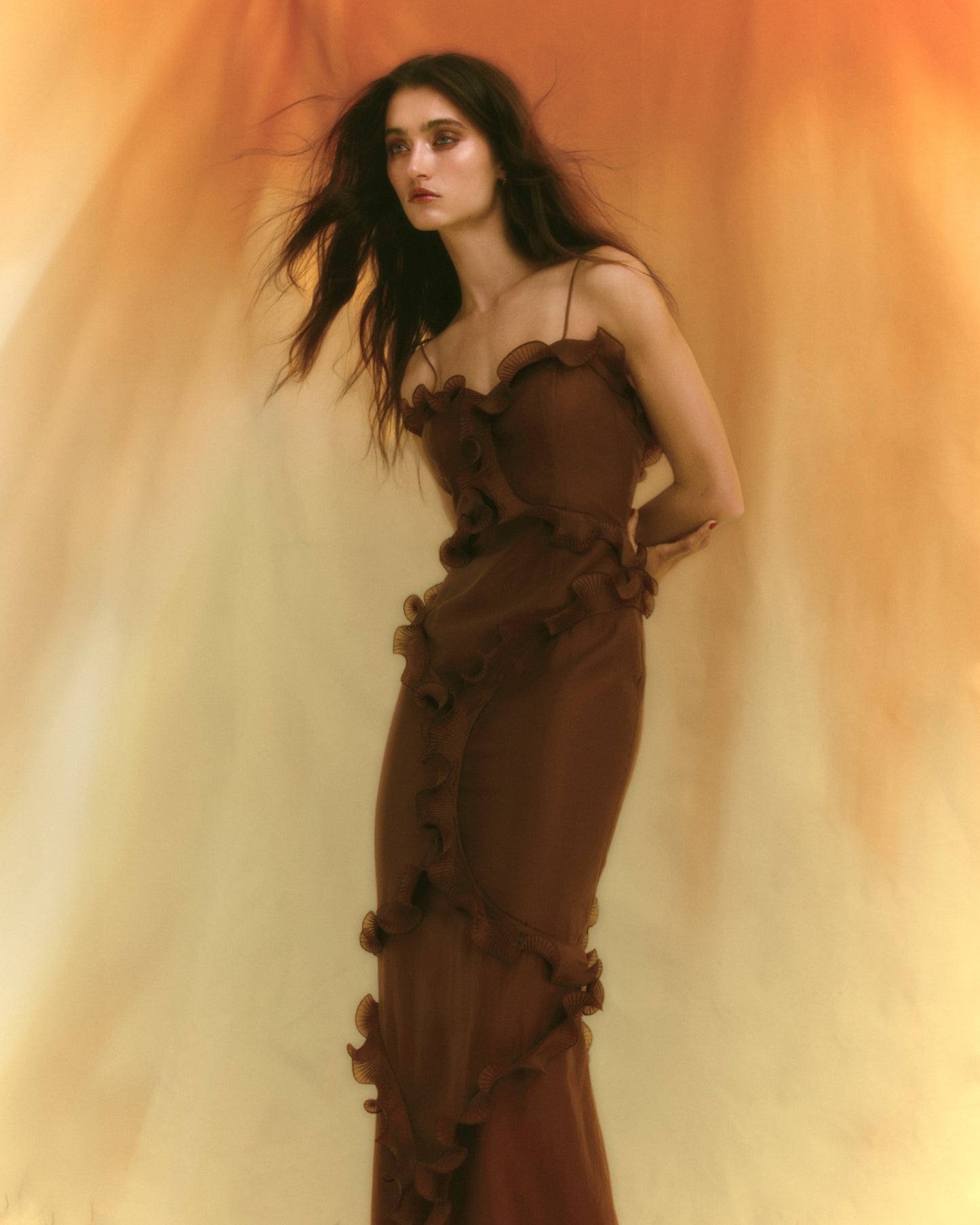 VESTIDO GINGER MARRÓN